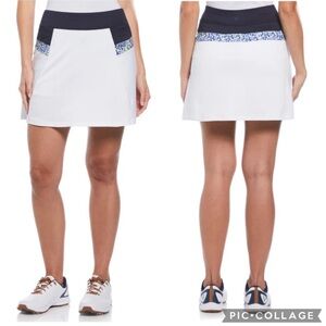 Callaway 17”‎ Golf Skort White Confetti Print Block XXL